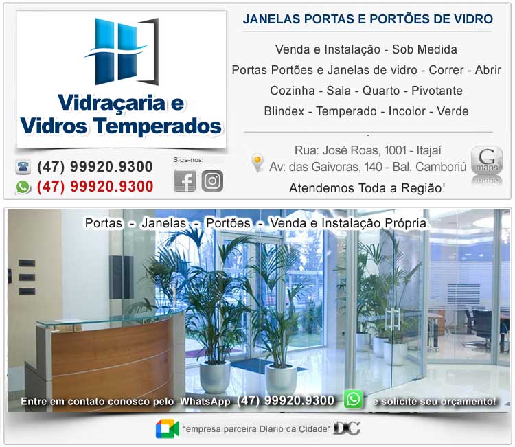 Portas e Janelas de Vidro